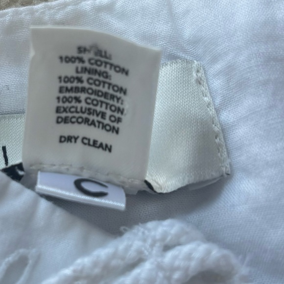 LOFT Petites White Eyelet Sundress | Size 4P | Cotton Summer Dress - Picture 11 of 11